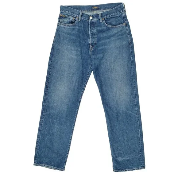 Polo Ralph Lauren Jean Neale Women Size 29 Button Fly Distressed Loose Boyfriend - Picture 12 of 15